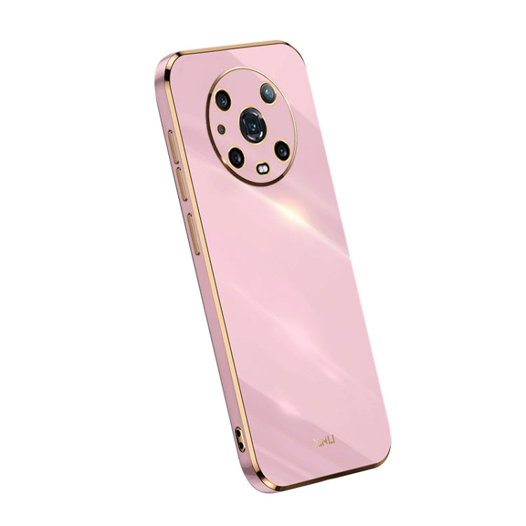 For Honor Magic4 Pro XINLI Straight Edge 6D Electroplate TPU Phone Case