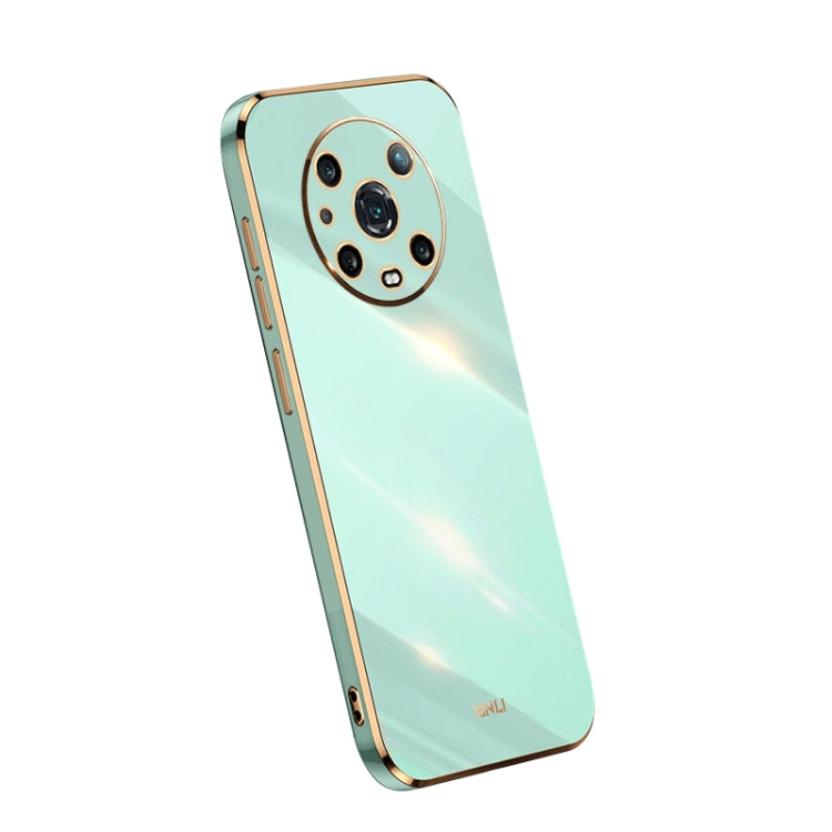 For Honor Magic4 Pro XINLI Straight Edge 6D Electroplate TPU Phone Case