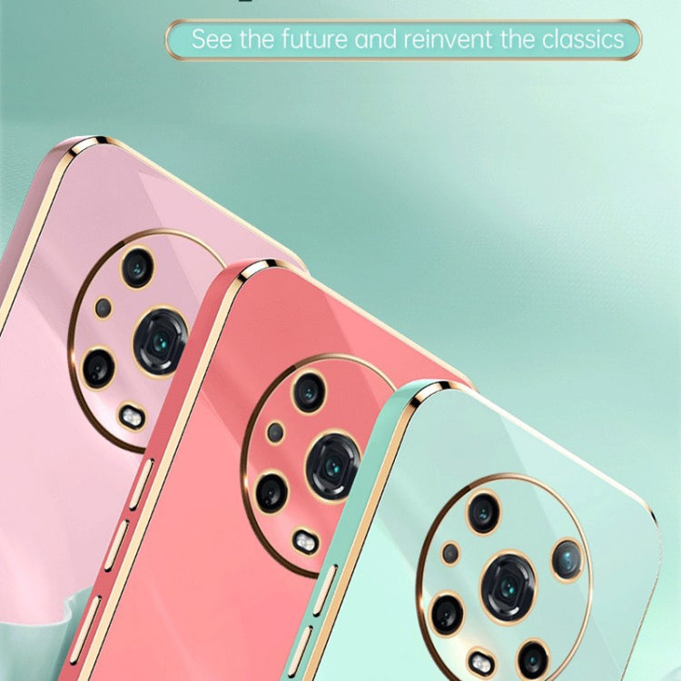 For Honor Magic4 Pro XINLI Straight Edge 6D Electroplate TPU Phone Case