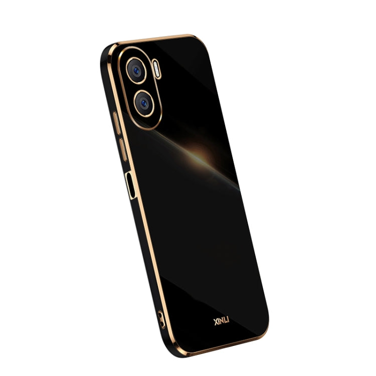 For Honor X40i XINLI Straight Edge 6D Electroplate TPU Phone Case