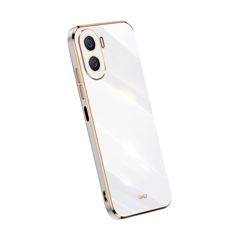 For Honor X40i XINLI Straight Edge 6D Electroplate TPU Phone Case