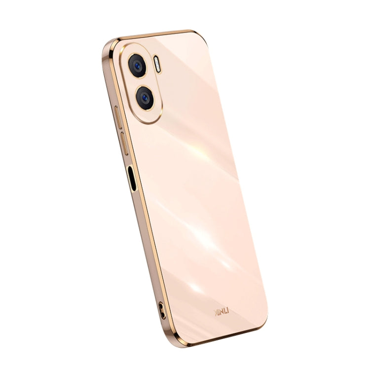 For Honor X40i XINLI Straight Edge 6D Electroplate TPU Phone Case