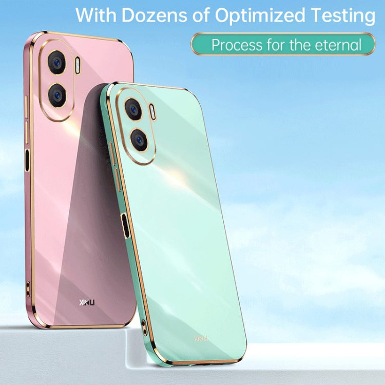 For Honor X40i XINLI Straight Edge 6D Electroplate TPU Phone Case