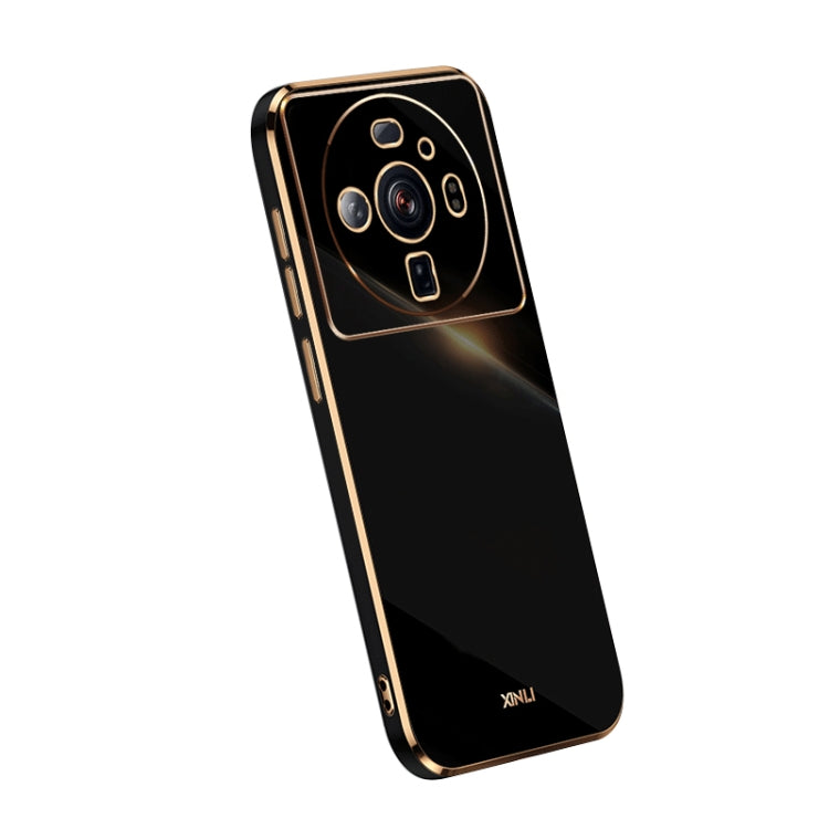 For Xiaomi 12S Ultra XINLI Straight Edge 6D Electroplate TPU Phone Case