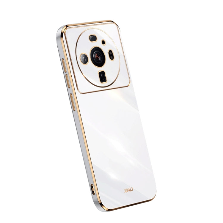 For Xiaomi 12S Ultra XINLI Straight Edge 6D Electroplate TPU Phone Case