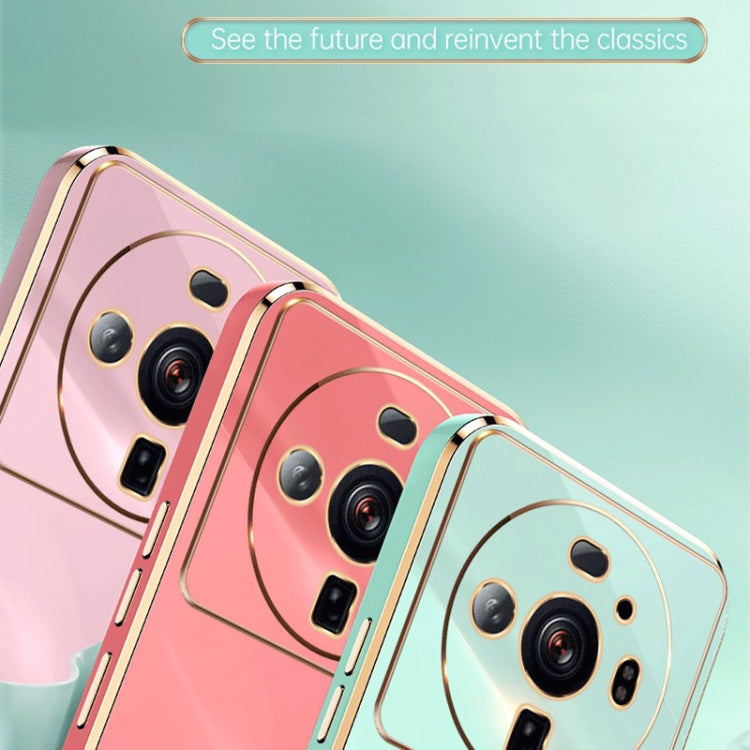 For Xiaomi 12S Ultra XINLI Straight Edge 6D Electroplate TPU Phone Case