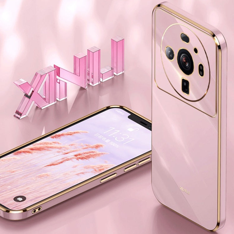 For Xiaomi 12S Ultra XINLI Straight Edge 6D Electroplate TPU Phone Case
