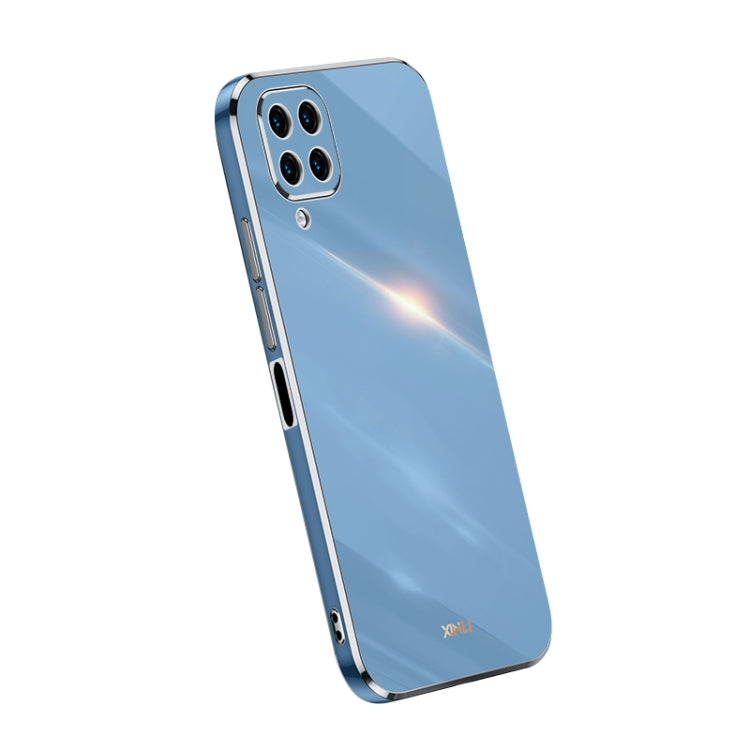 For Samsung Galaxy M32 4G XINLI Straight Edge 6D Electroplate TPU Phone Case