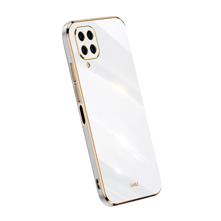 For Samsung Galaxy M32 4G XINLI Straight Edge 6D Electroplate TPU Phone Case