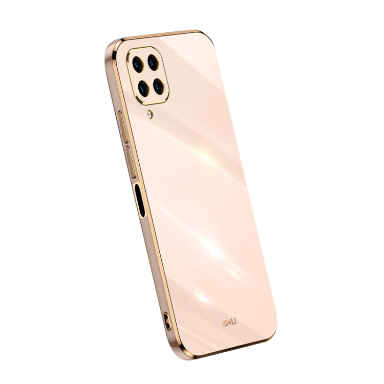 For Samsung Galaxy M32 4G XINLI Straight Edge 6D Electroplate TPU Phone Case