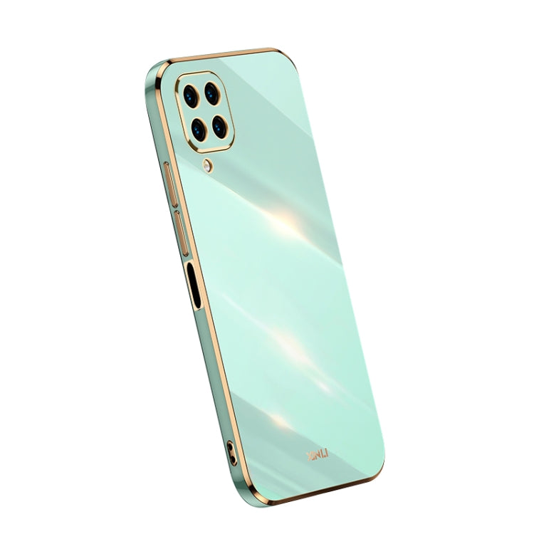 For Samsung Galaxy M32 4G XINLI Straight Edge 6D Electroplate TPU Phone Case