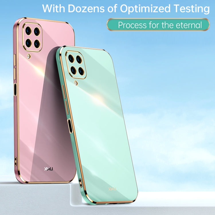 For Samsung Galaxy M32 4G XINLI Straight Edge 6D Electroplate TPU Phone Case