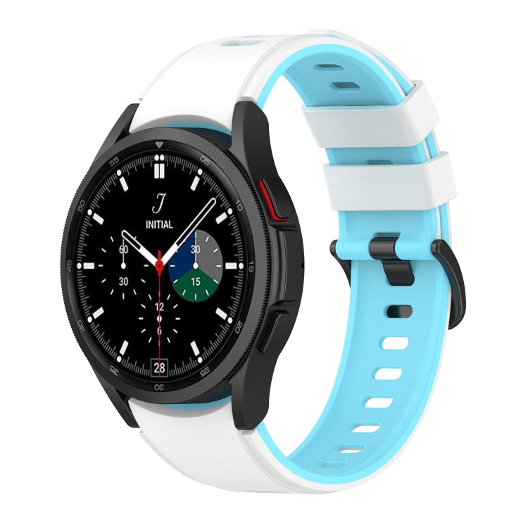 For Samsung Galaxy Watch5 Pro 45mm/5 44mm/5 40mm Two-color Silicone Strap Watch Band