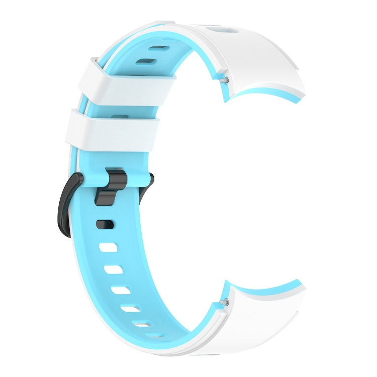 For Samsung Galaxy Watch5 Pro 45mm/5 44mm/5 40mm Two-color Silicone Strap Watch Band