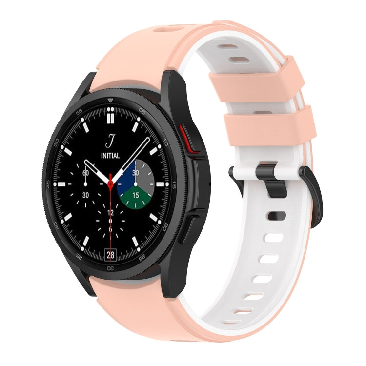 For Samsung Galaxy Watch5 Pro 45mm/5 44mm/5 40mm Two-color Silicone Strap Watch Band
