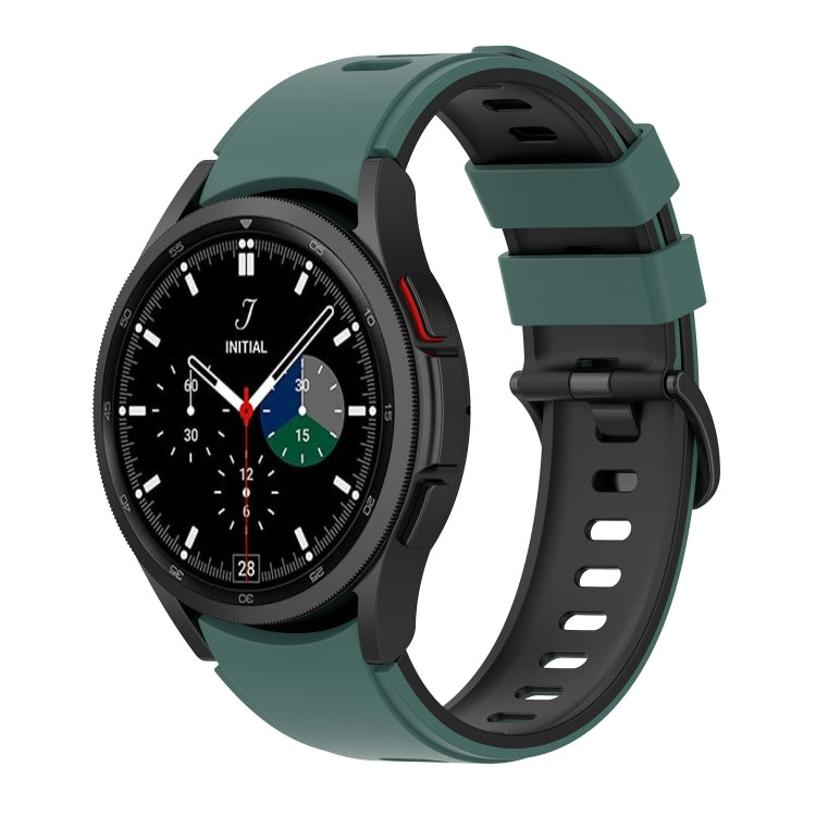 For Samsung Galaxy Watch5 Pro 45mm/5 44mm/5 40mm Two-color Silicone Strap Watch Band