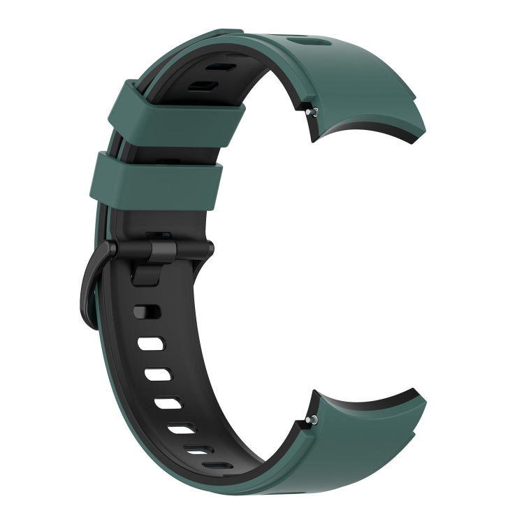 For Samsung Galaxy Watch5 Pro 45mm/5 44mm/5 40mm Two-color Silicone Strap Watch Band