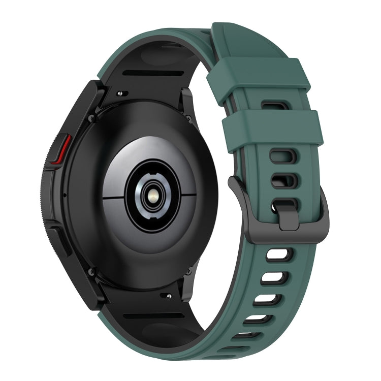 For Samsung Galaxy Watch5 Pro 45mm/5 44mm/5 40mm Two-color Silicone Strap Watch Band