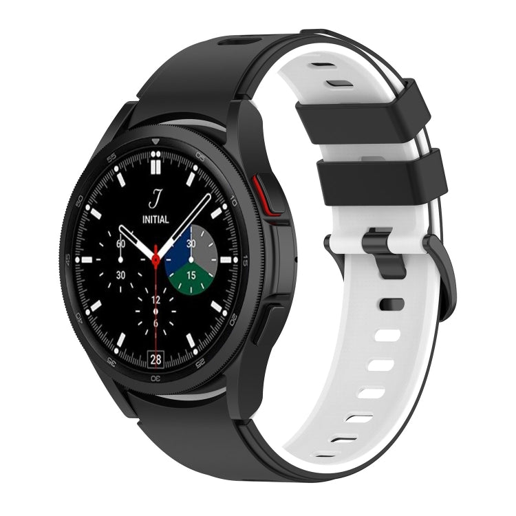 For Samsung Galaxy Watch5 Pro 45mm/5 44mm/5 40mm Two-color Silicone Strap Watch Band