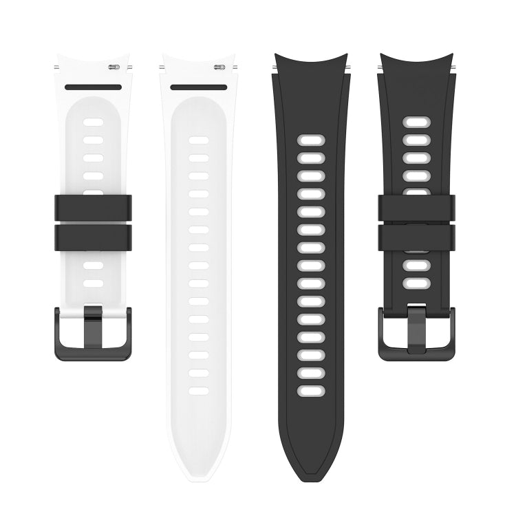 For Samsung Galaxy Watch5 Pro 45mm/5 44mm/5 40mm Two-color Silicone Strap Watch Band
