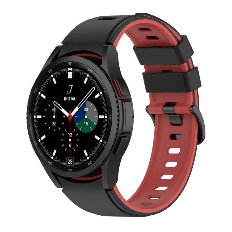 For Samsung Galaxy Watch5 Pro 45mm/5 44mm/5 40mm Two-color Silicone Strap Watch Band