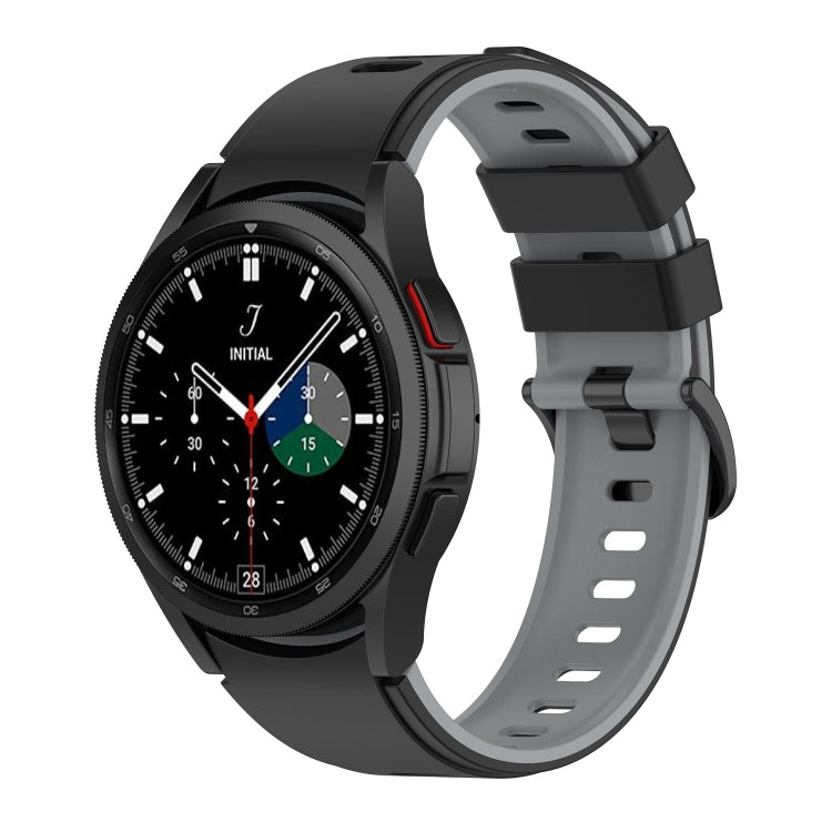 For Samsung Galaxy Watch5 Pro 45mm/5 44mm/5 40mm Two-color Silicone Strap Watch Band