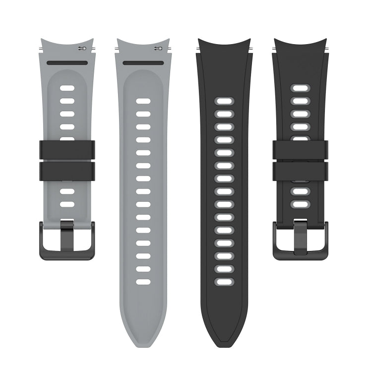 For Samsung Galaxy Watch5 Pro 45mm/5 44mm/5 40mm Two-color Silicone Strap Watch Band