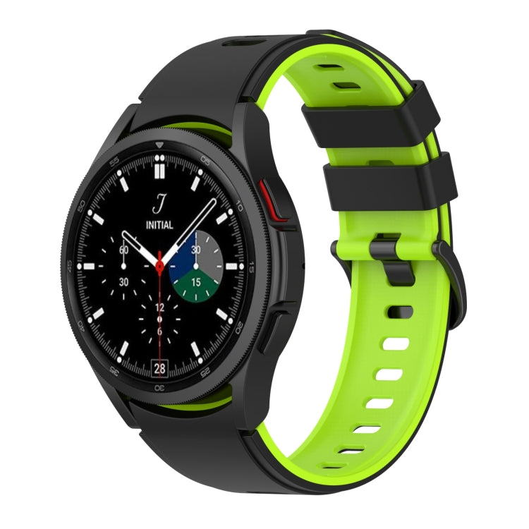 For Samsung Galaxy Watch5 Pro 45mm/5 44mm/5 40mm Two-color Silicone Strap Watch Band