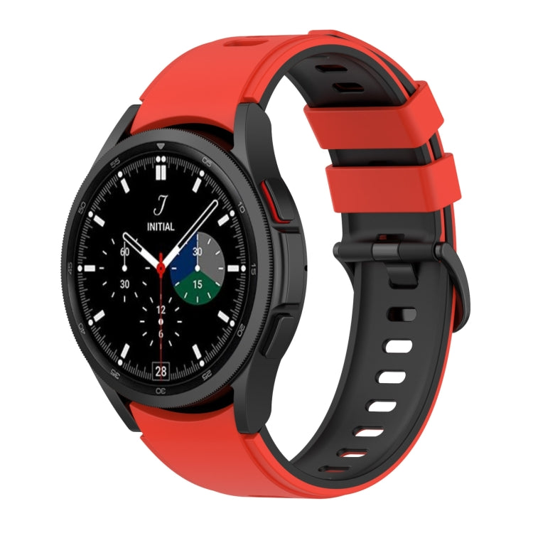 For Samsung Galaxy Watch5 Pro 45mm/5 44mm/5 40mm Two-color Silicone Strap Watch Band