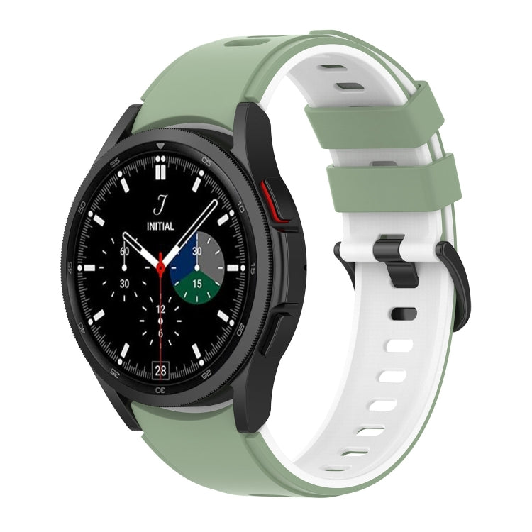 For Samsung Galaxy Watch5 Pro 45mm/5 44mm/5 40mm Two-color Silicone Strap Watch Band