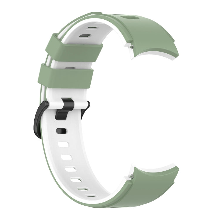 For Samsung Galaxy Watch5 Pro 45mm/5 44mm/5 40mm Two-color Silicone Strap Watch Band