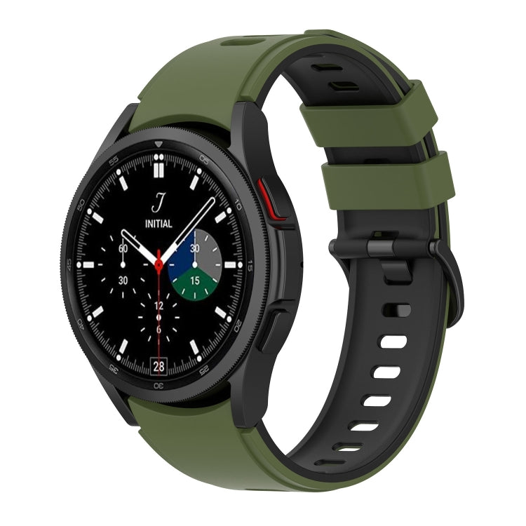 For Samsung Galaxy Watch5 Pro 45mm/5 44mm/5 40mm Two-color Silicone Strap Watch Band