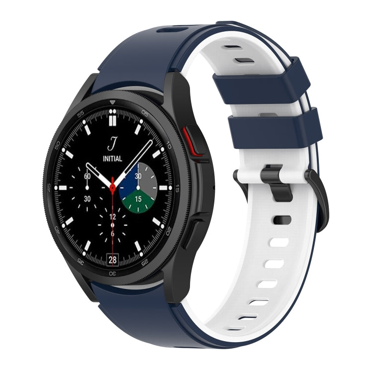 For Samsung Galaxy Watch5 Pro 45mm/5 44mm/5 40mm Two-color Silicone Strap Watch Band