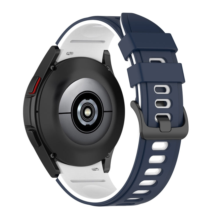 For Samsung Galaxy Watch5 Pro 45mm/5 44mm/5 40mm Two-color Silicone Strap Watch Band