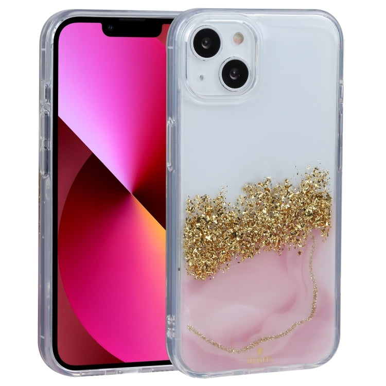 For iPhone 14 DFANS DESIGN Dual-color Starlight Shining Phone Case