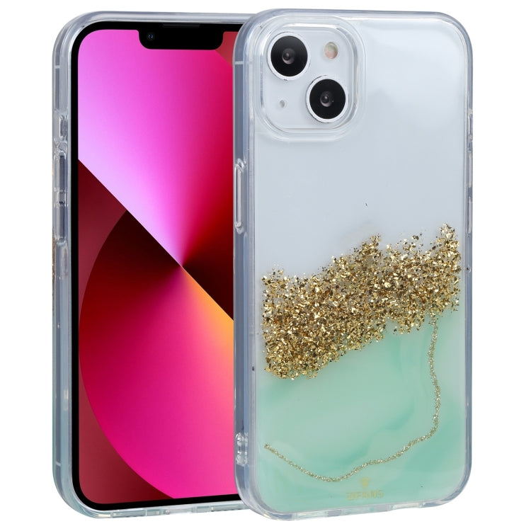 For iPhone 14 DFANS DESIGN Dual-color Starlight Shining Phone Case