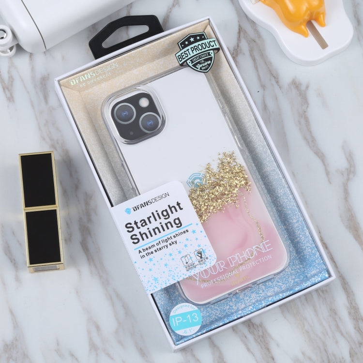 For iPhone 14 Plus DFANS DESIGN Dual-color Starlight Shining Phone Case