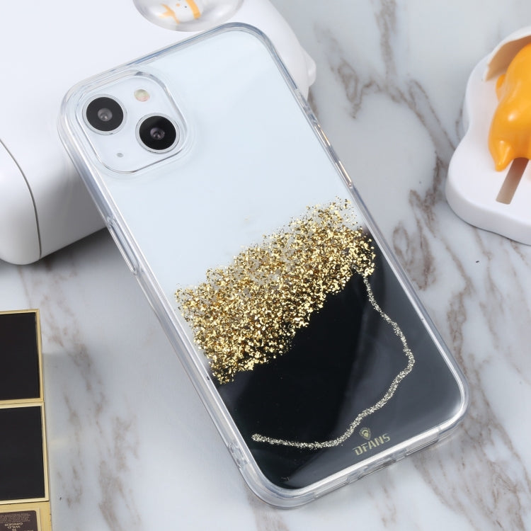For iPhone 14 Plus DFANS DESIGN Dual-color Starlight Shining Phone Case