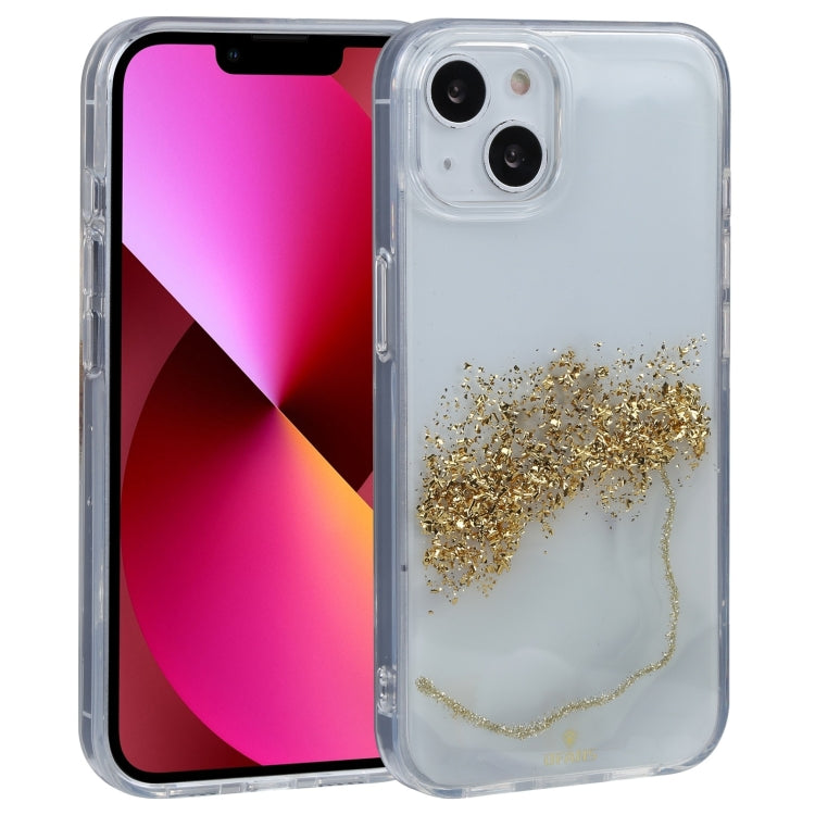 For iPhone 14 Plus DFANS DESIGN Dual-color Starlight Shining Phone Case