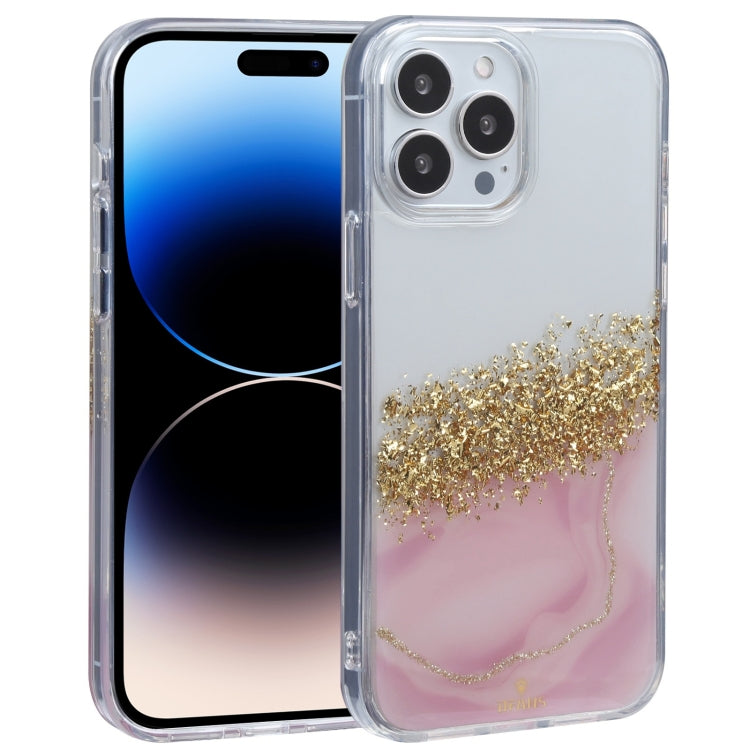 For iPhone 14 Pro DFANS DESIGN Dual-color Starlight Shining Phone Case