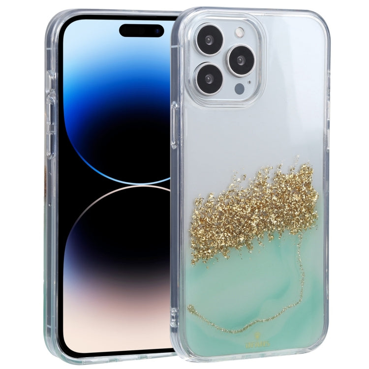 For iPhone 14 Pro Max DFANS DESIGN Dual-color Starlight Shining Phone Case