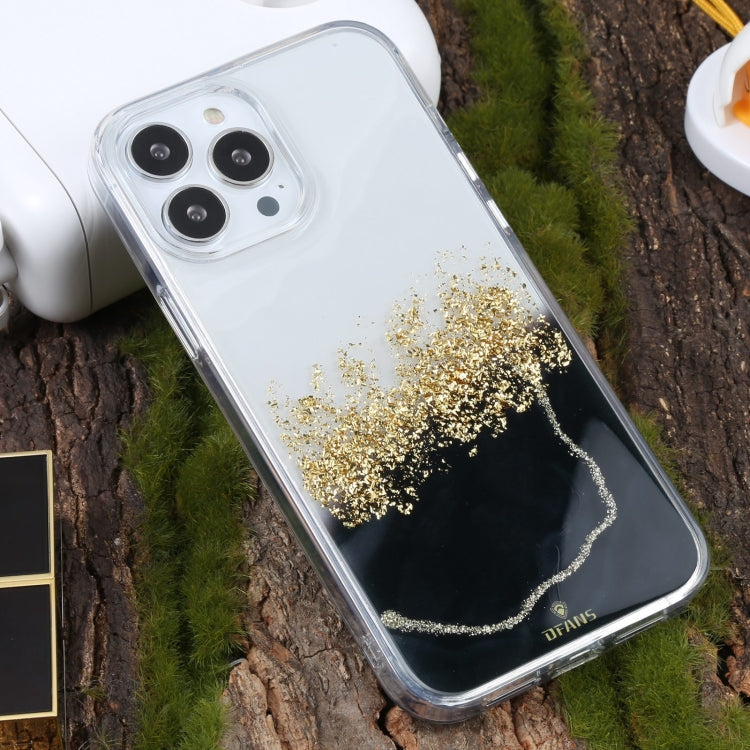 For iPhone 14 Pro Max DFANS DESIGN Dual-color Starlight Shining Phone Case