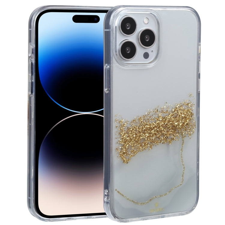 For iPhone 14 Pro Max DFANS DESIGN Dual-color Starlight Shining Phone Case