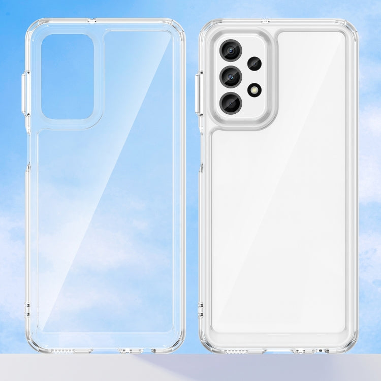 For Samsung Galaxy F13 Colorful Series Acrylic + TPU Phone Case