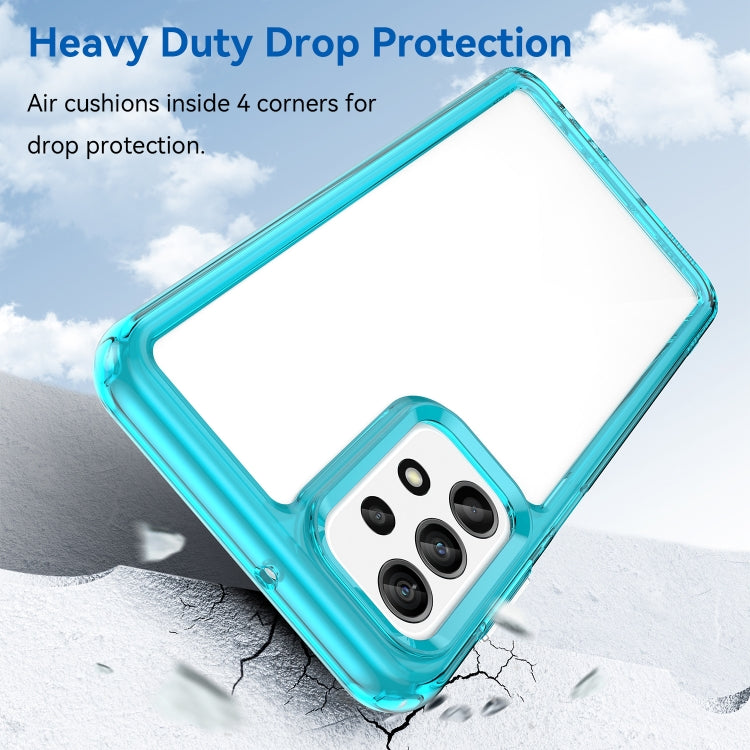 For Samsung Galaxy F13 Colorful Series Acrylic + TPU Phone Case