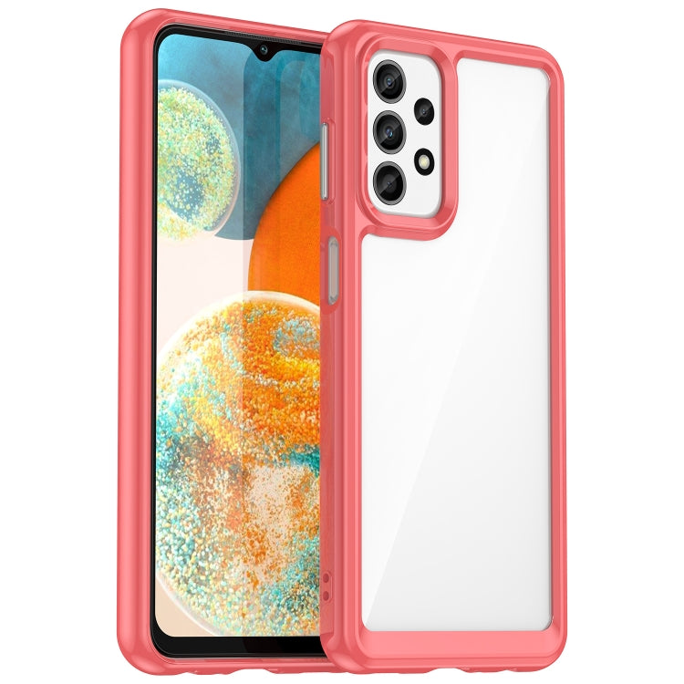 For Samsung Galaxy F13 Colorful Series Acrylic + TPU Phone Case