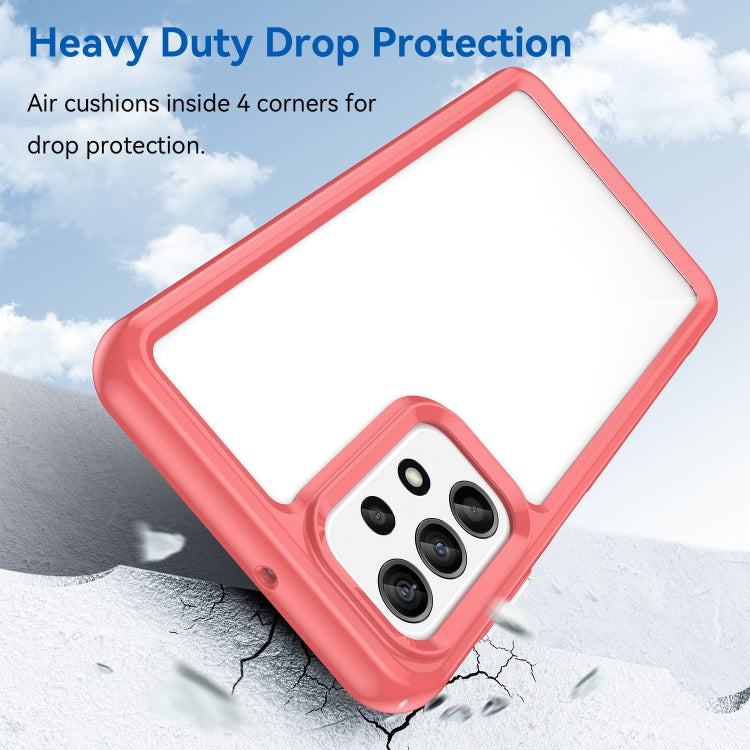 For Samsung Galaxy F13 Colorful Series Acrylic + TPU Phone Case