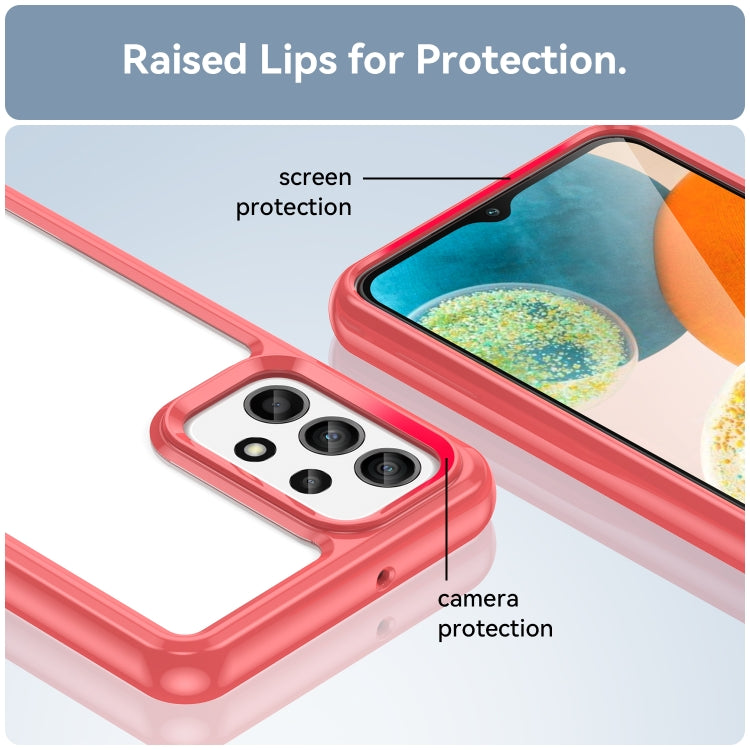 For Samsung Galaxy F13 Colorful Series Acrylic + TPU Phone Case