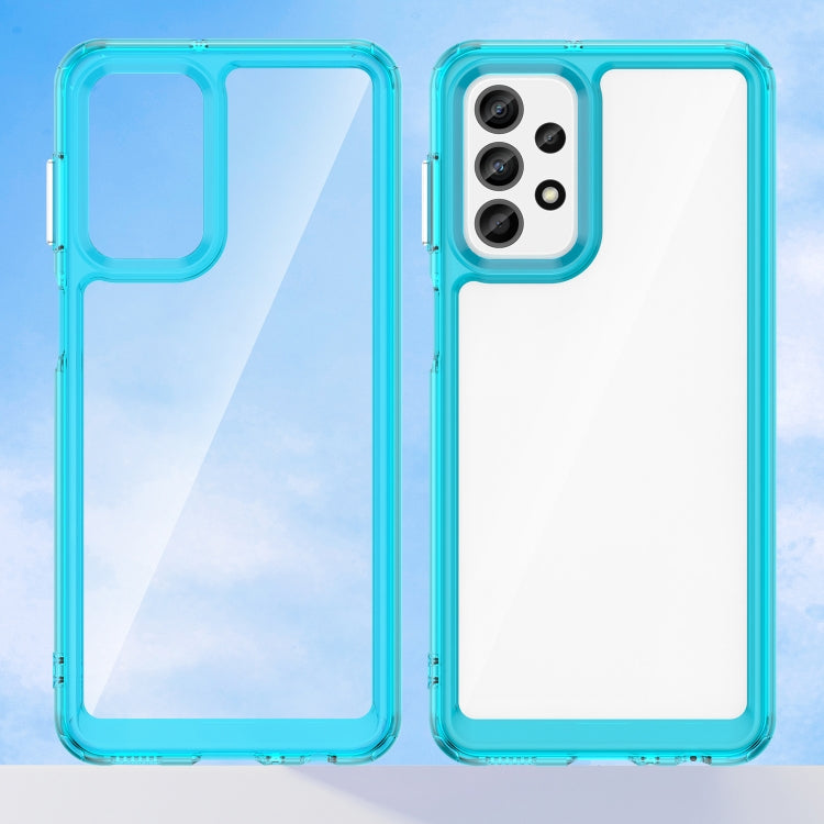 For Samsung Galaxy M13 Colorful Series Acrylic + TPU Phone Case