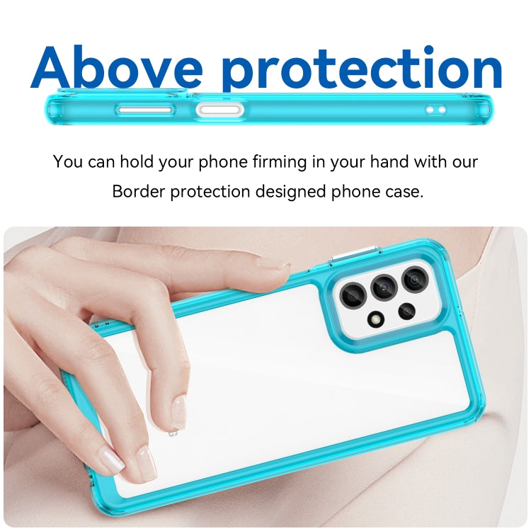 For Samsung Galaxy M13 Colorful Series Acrylic + TPU Phone Case